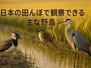 田んぼにいる鳥26種類｜白い鳥・茶色い小…