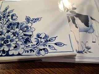 真っ黒だった絵が、デルフトブルーに☆初自…