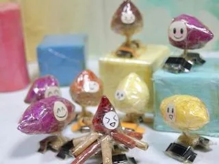 10月のちりがみ細工～栗＆焼き芋♪