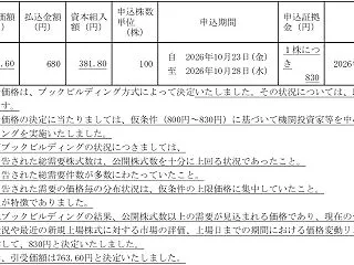 MabGenesisのIPO抽選結果！公…