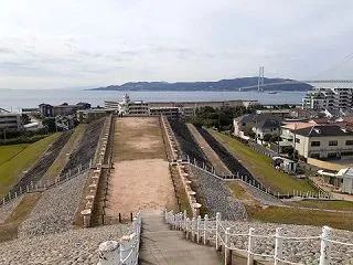 兵庫の五色塚古墳・西求塚・東求塚・処女塚…