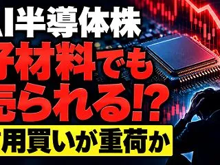 【悲報】半導体株民「好決算なら助かるよ…