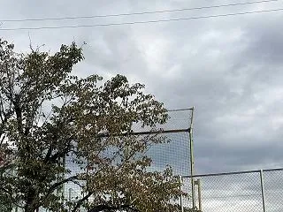 台風の影響で天気は下り坂