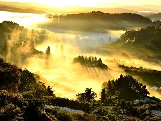 ふる里の朝景色