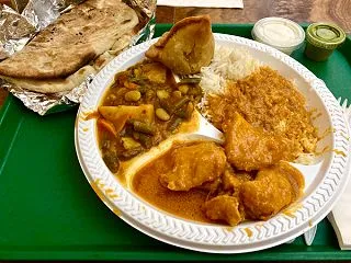 魚カレー定食