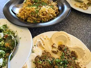 ノクサピョンでヨルダン料理。