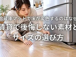 冷蔵庫マットで床が変色するのはなぜ 賃貸…