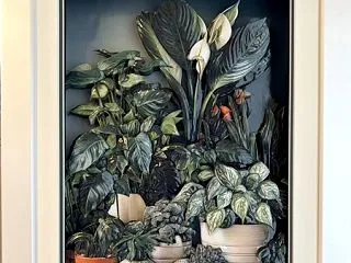 観葉植物をリアルに立体化♪