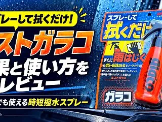 【スプレーして拭くだけ】ミストガラコの効…