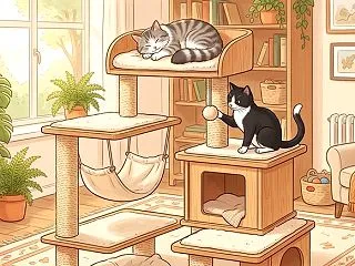 【一生モノの高級キャットタワー】「Mau…
