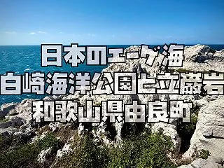 【和歌山】まるで日本のエーゲ海！白崎海洋…