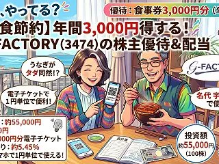  【株主優待(12月確定)】年3千円の食…