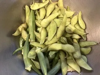 【家庭菜園】枝豆美味い♪