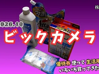 株主優待【ビックカメラ｜2026.10】…