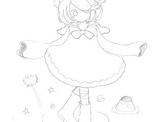ラフ絵・下描きギャラリー をつくりました…
