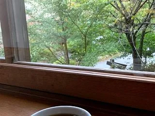 秘湯のお宿「長寿館」の朝食と散策