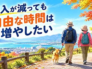 収入が減っても自由な時間は増やしたい