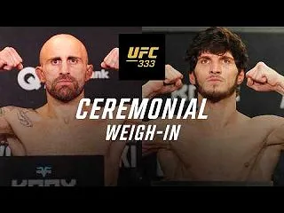 『UFC 333: Volkanovsk…