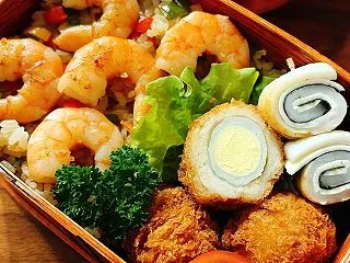 海老ピラフ弁当☆