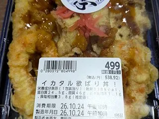 イカタル欲ばり丼