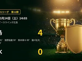 【J1第12節】広島が清水に4-0快勝 …