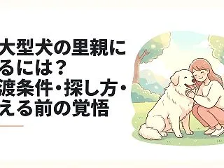 超大型犬の里親になるには？譲渡条件・探し…