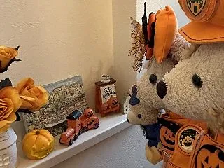 ハロウィンの飾り付け 玄関編