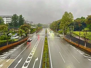 今日の夕方はやはり雨の中いつものスーパー…
