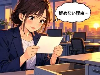 退職日に見つけた7年前の「辞めない理由」…