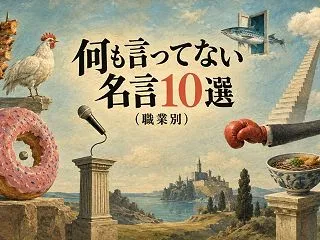 何も言ってない名言10選（職業別）