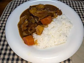 一日一品 牛すじ肉で作るハウスジャワカレ…