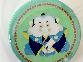 「頭が高い」福助さんの合子 お教室展で♫