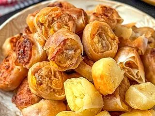 これはおやつにも☆グルグルコロコロ春巻き