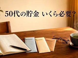 50代の貯金はいくらあれば安心？平均・中…