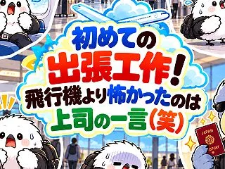 初めての出張工作！飛行機より怖かったのは…
