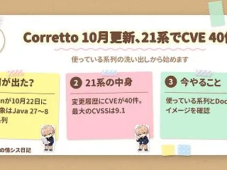 Amazon Corretto 10月更…