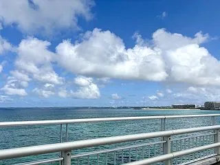 台風前のドライブ