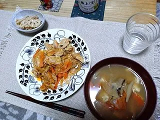 豚キムチ炒め