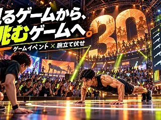東京ゲームショウ30周年｜ゲームを身体で…