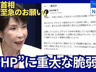 サイバー攻撃「PHP」にぜい弱性 AIが…