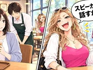 客「スピーカーで話すから♡」→止まらない…