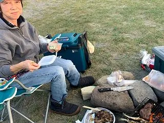 キャンプと歩きの練習