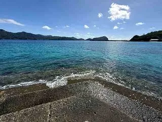 父島の水温 ２７．５℃ 検温くん 