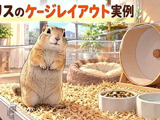 リチャードソンジリスのケージレイアウト実…