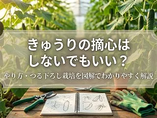 きゅうりは摘心しないでもいい？やり方・つ…