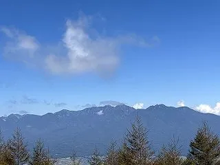 入笠山に