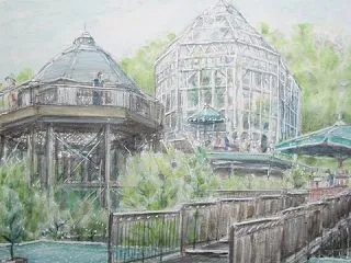 ハーブ園ベランダ