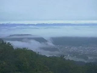 雨上がりの霧の海