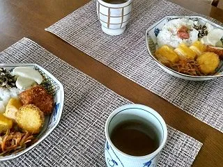 眼科 買い物 朝御飯 晩御飯 宅急便