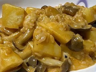 横浜みなとみらい日記 晩御飯リゾット